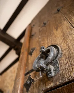 tirador de puerta con desenfoque